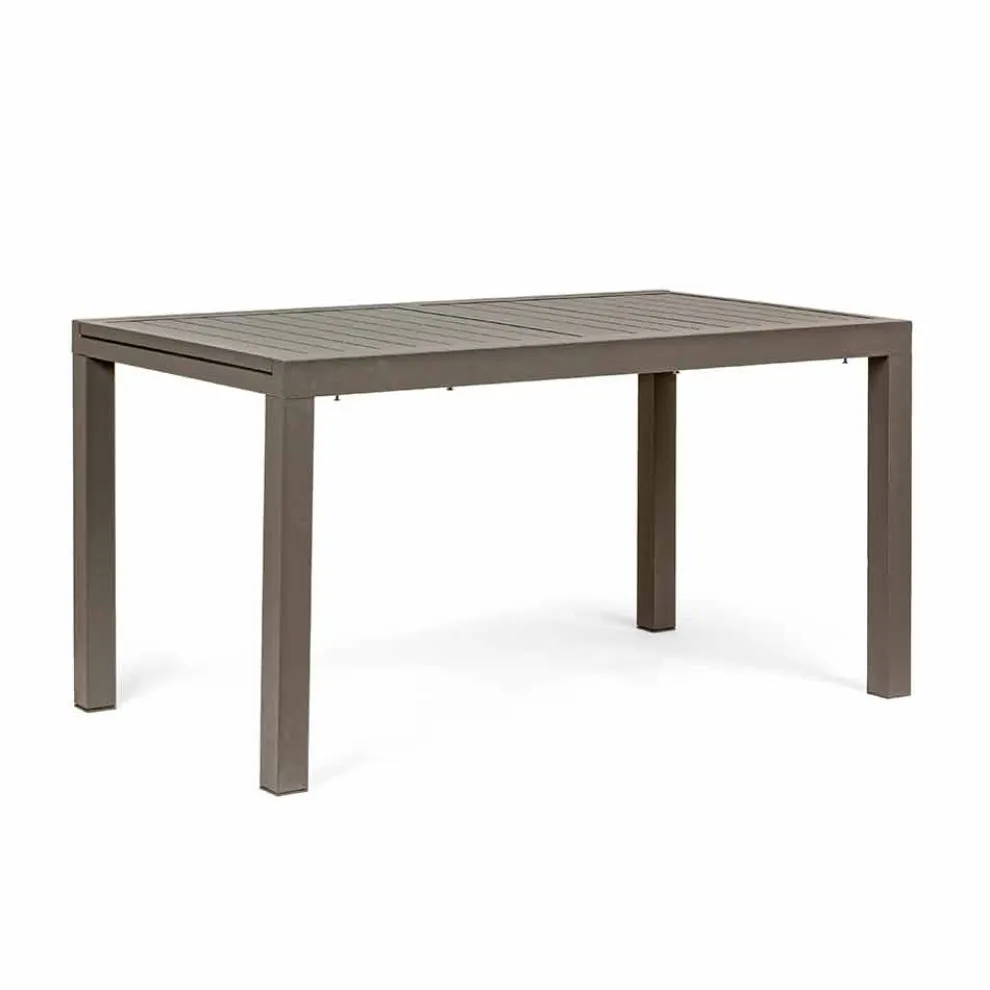 Ausziehbarer Outdoor-Tisch bis 240 cm in Aluminium, Homemotion - Arold