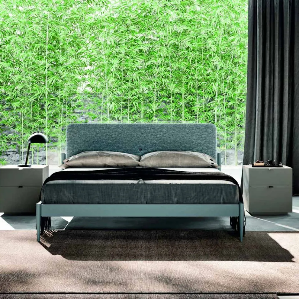 Schlafzimmer mit 4 Elementen Modern Style Möbel Made in Italy - Eletta