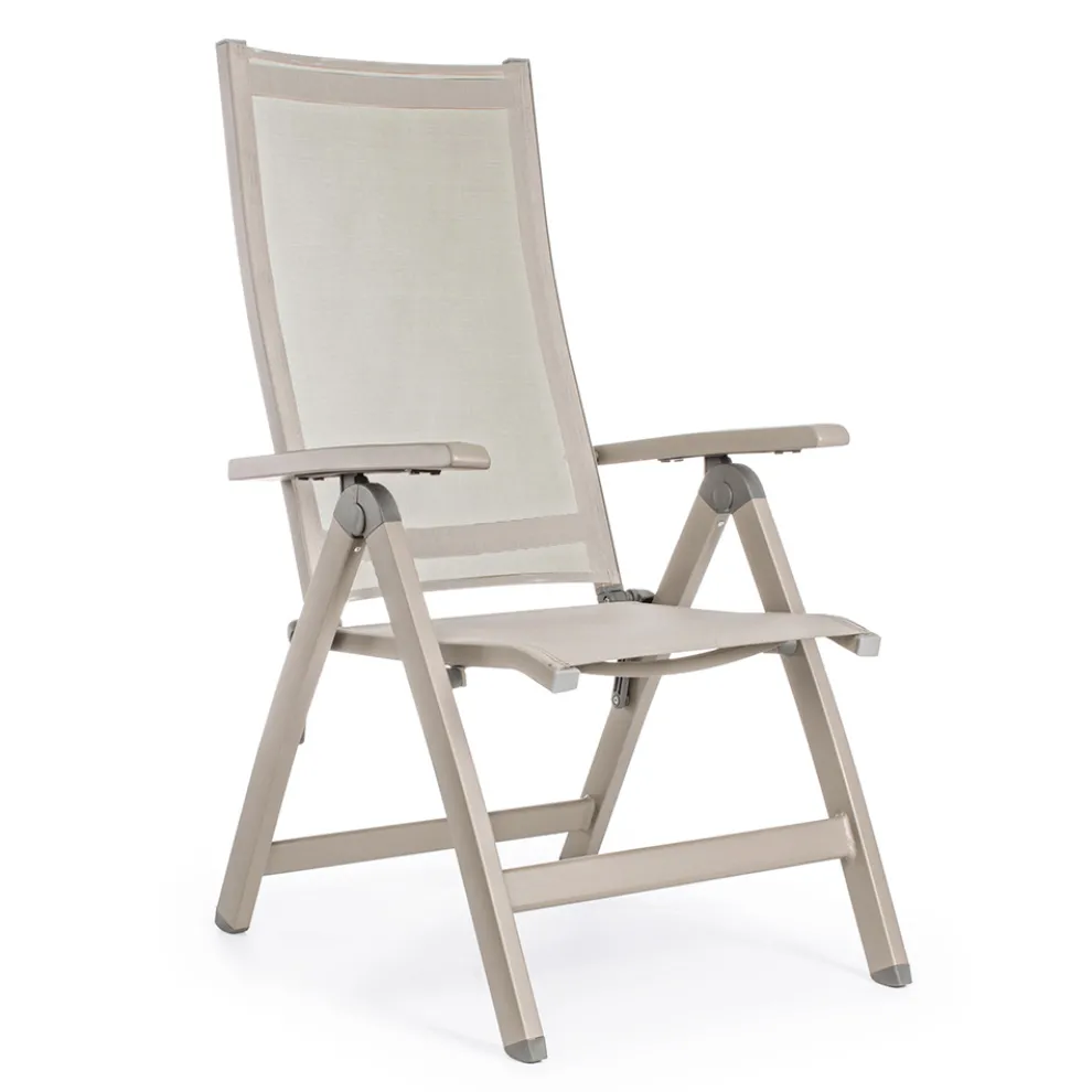 Liegesessel im Freien mit Aluminiumstruktur, Homemotion - Ursula