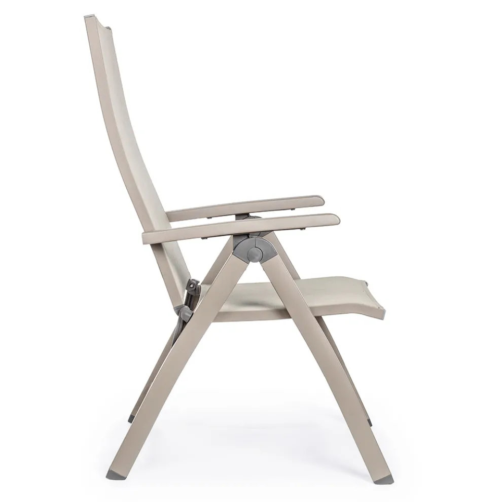 Liegesessel im Freien mit Aluminiumstruktur, Homemotion - Ursula