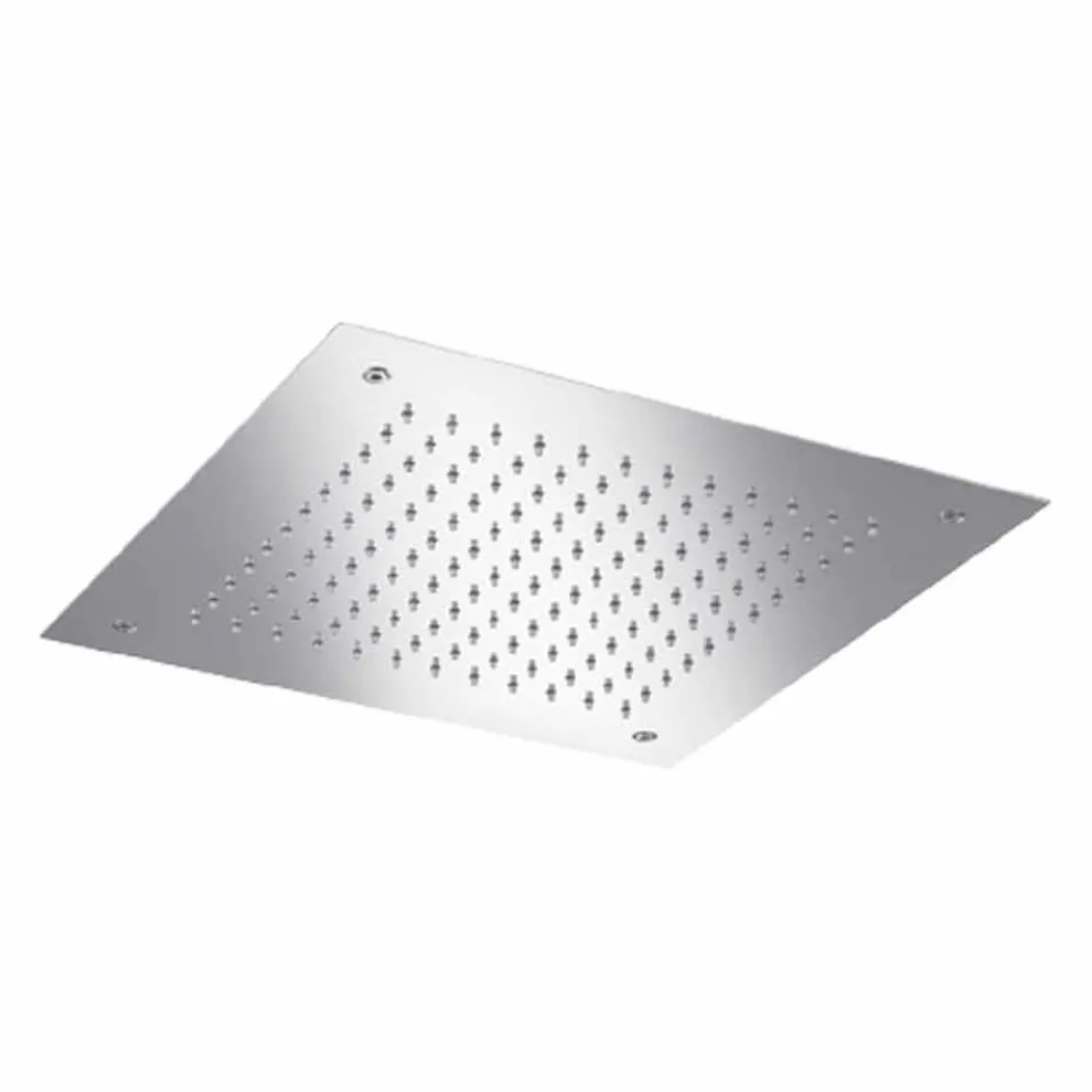 Quadratischer Single Jet Duschkopf aus Edelstahl Made in Italy - Jet