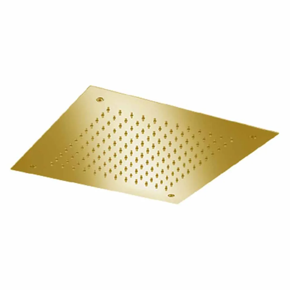 Quadratischer Single Jet Duschkopf aus Edelstahl Made in Italy - Jet