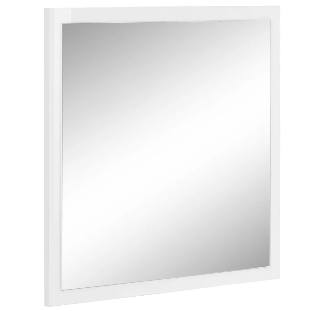 Quadratischer Wandspiegel mit weißem oder anthrazitfarbenem Rahmen - Emanuelito