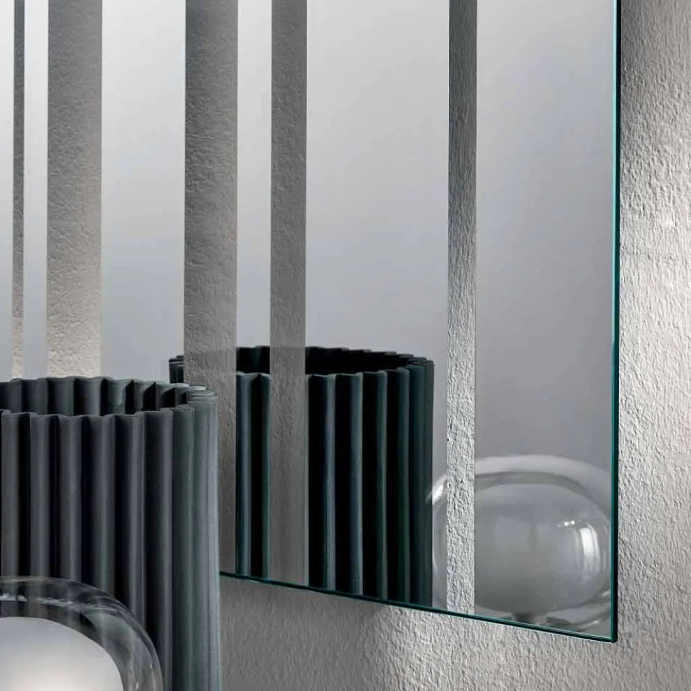 Quadratischer Wandspiegel des modernen Designs Made in Italy - Coriandolo