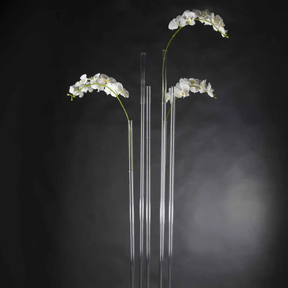 Transparente Innenvase aus Plexiglas Made in Italy - Fortunato