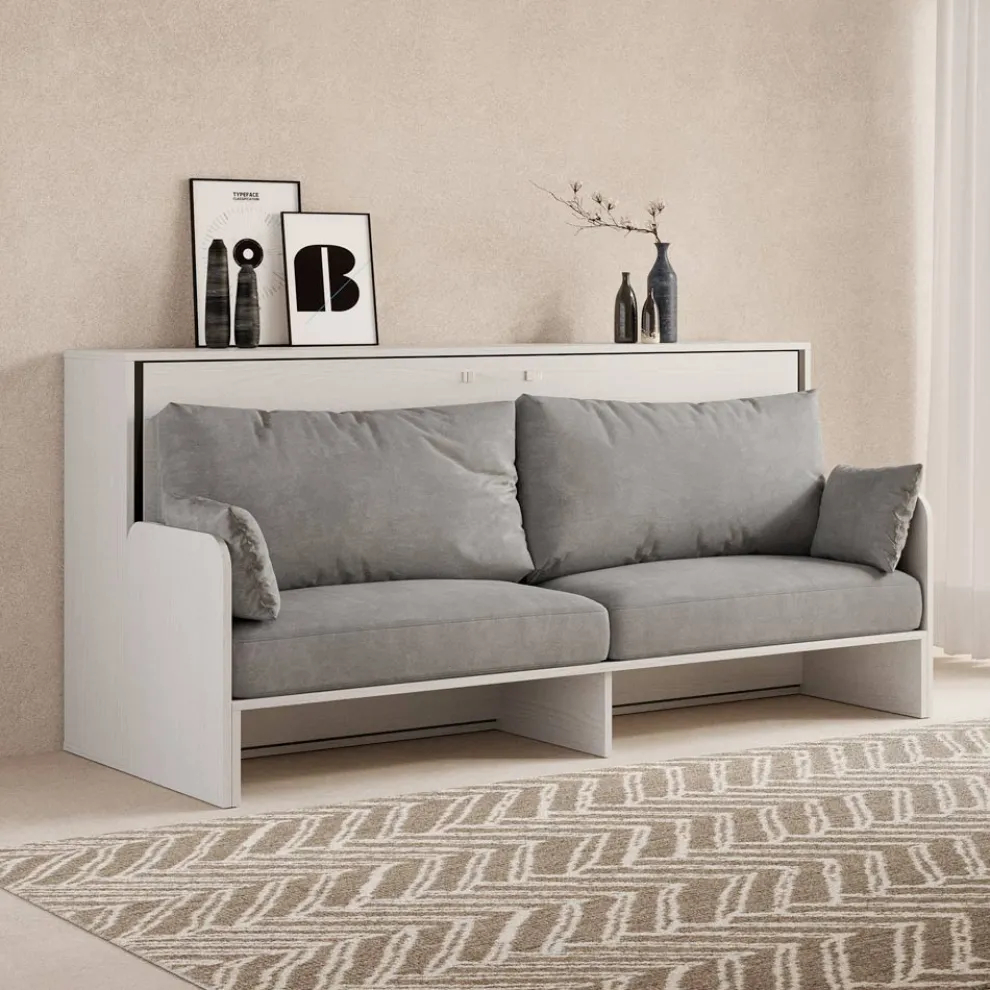 Horizontales Klappbett mit Sofa Made in Italy - Collaborative