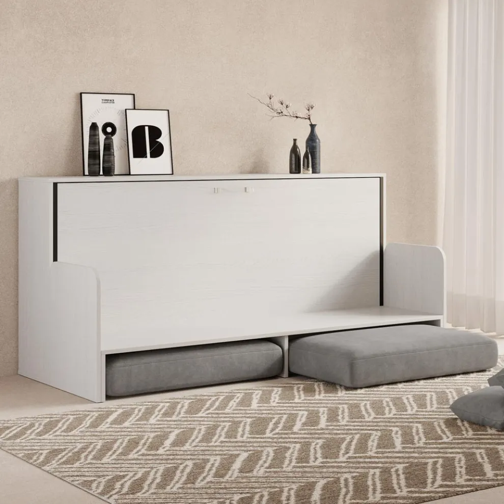 Horizontales Klappbett mit Sofa Made in Italy - Collaborative