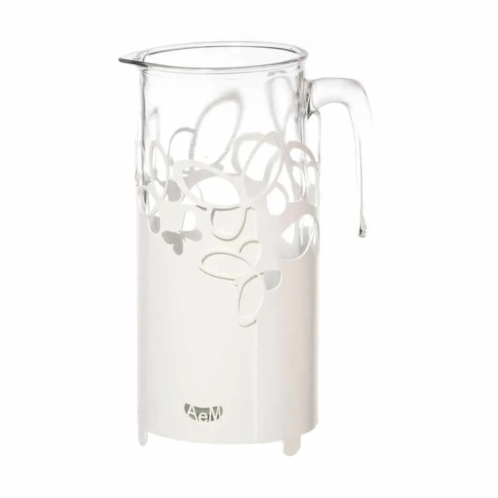 Moderner Flaschenhalter aus Eisen, handgefertigt, Made in Italy - Leiden