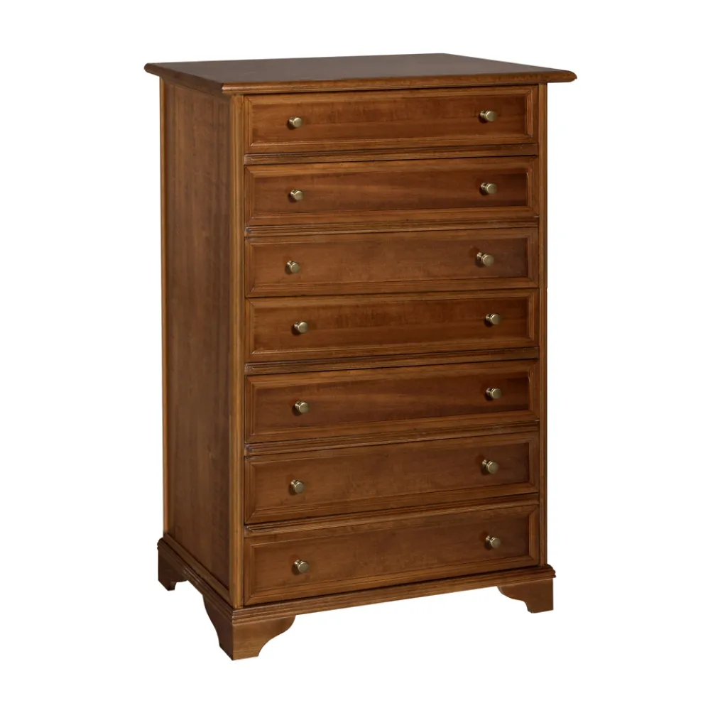 Kommode aus patiniertem Walnussholz, hergestellt in Italien – Selvans