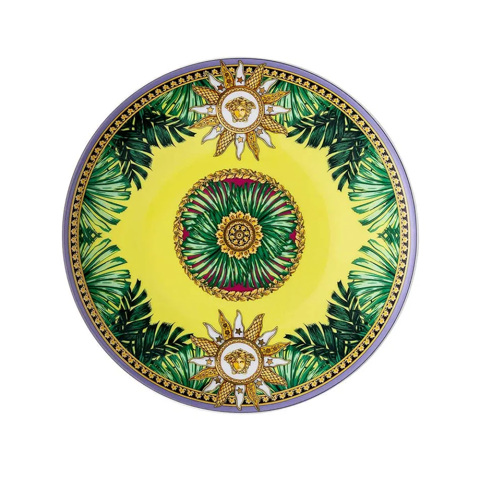 Rosenthal Versace Jungle Animalier 4 Speiseteller Durchmesser 17 cm - Animalier