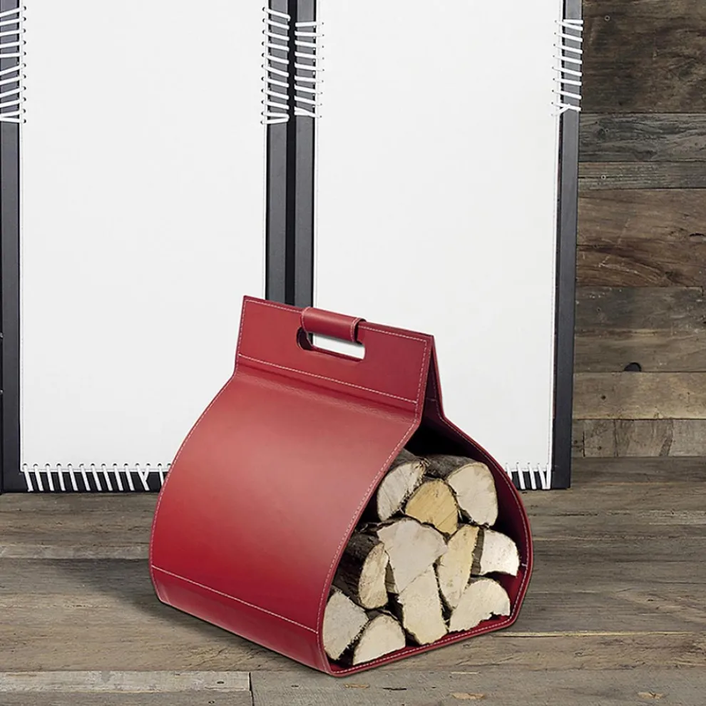 Vollständig abgedeckte Holztasche und in Italien hergestellter Blechsockel