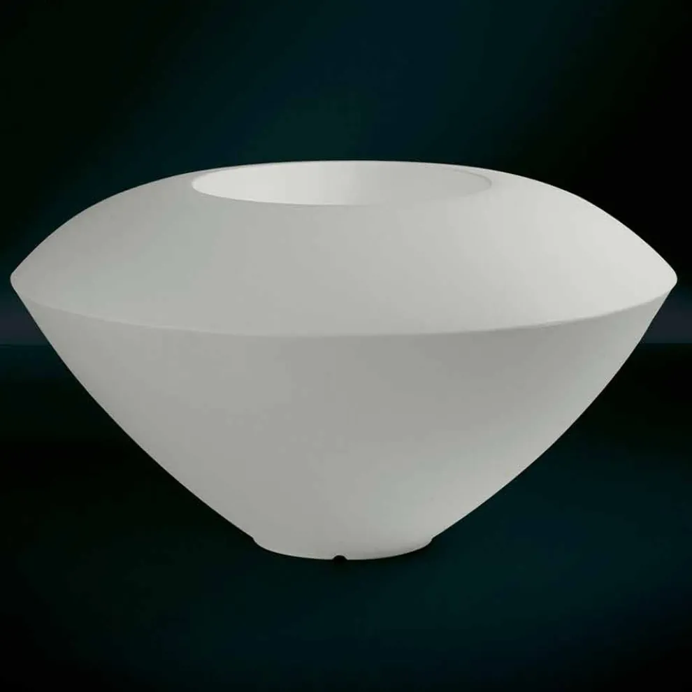 Moderne Ziervase aus farbigem Polyethylen Made in Italy - Timber -