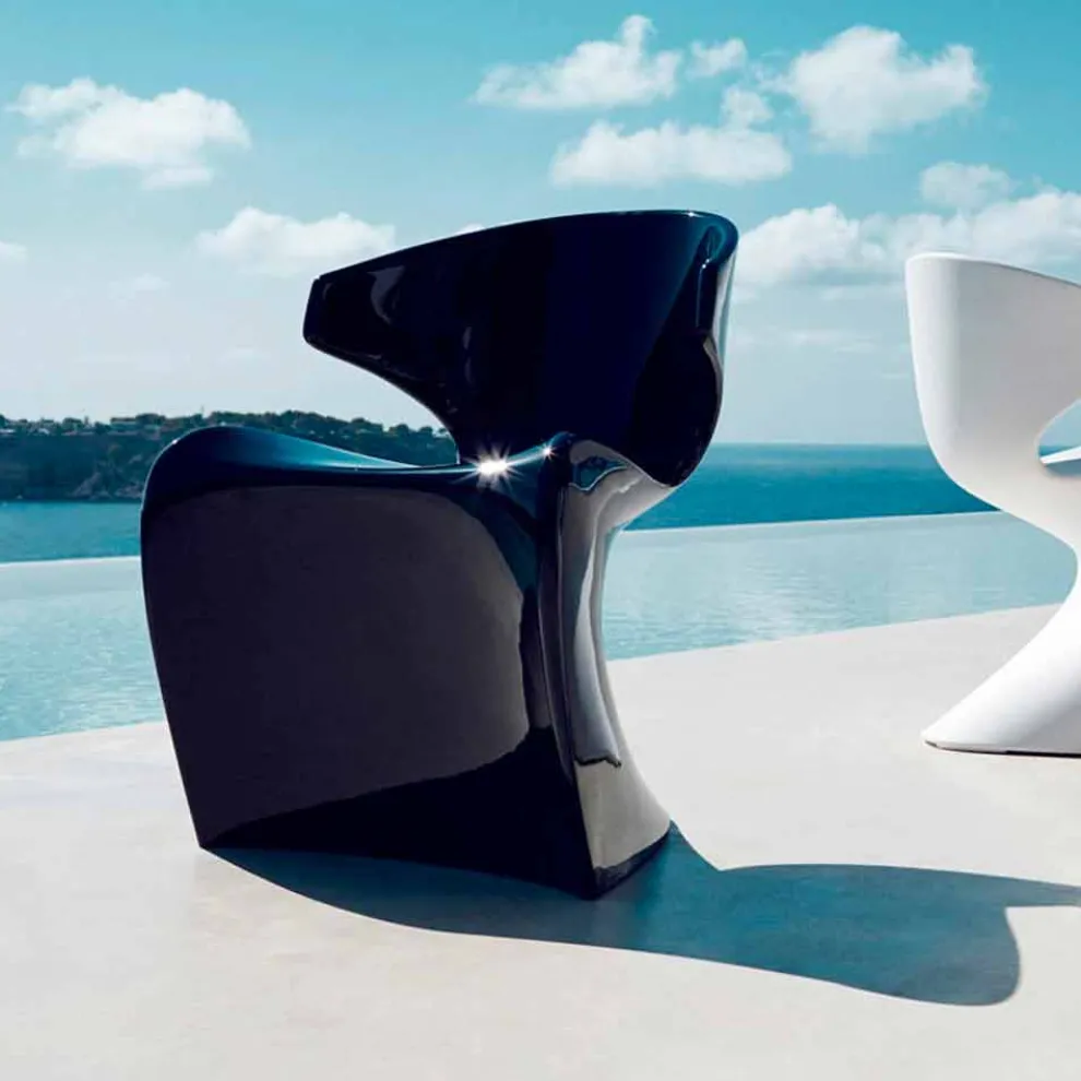 Vondom Wing moderner Outdoor-Sessel aus Polyethylen, 50x56xH74 cm