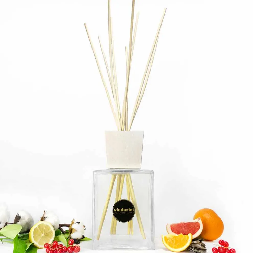 Raumduft Baumwolle und Hanf 2,5 Lt mit Stäbchen - Acquadipositano