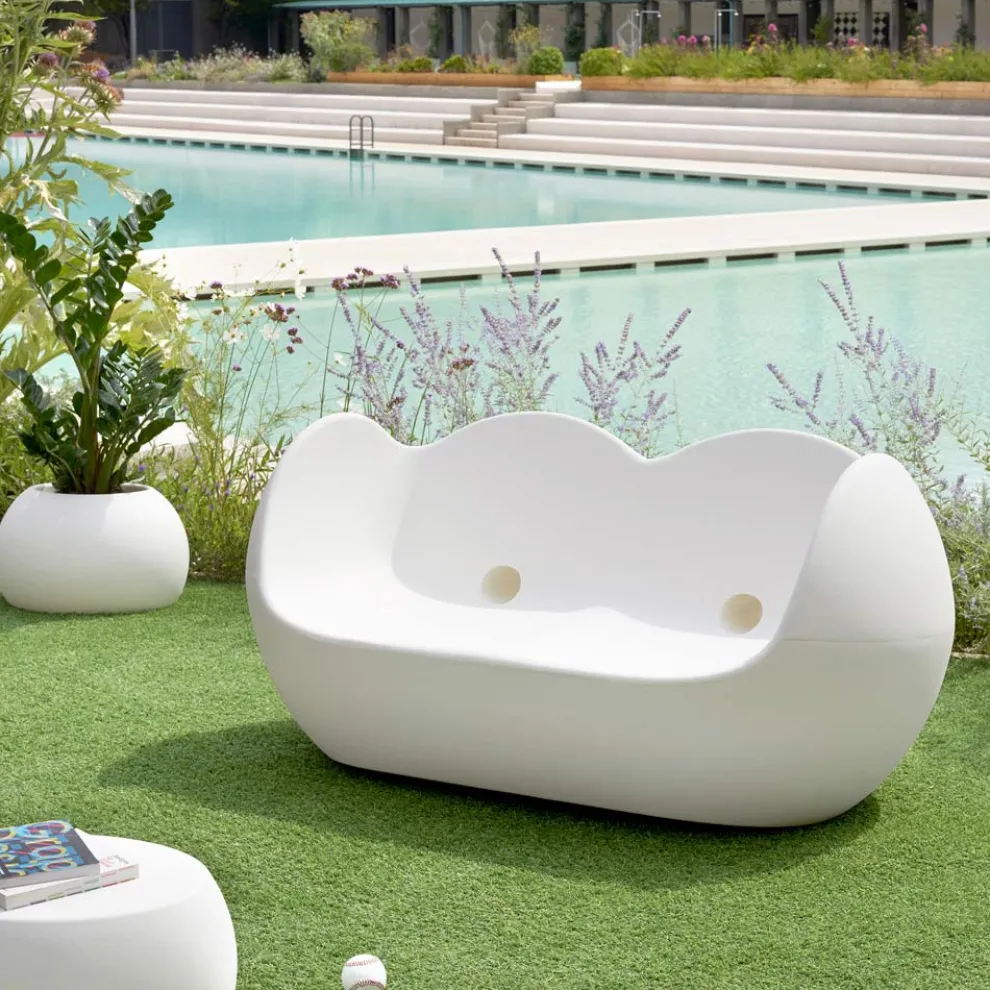 Slide Blossy Outdoor-Sofa Modernes Design Made in Italy