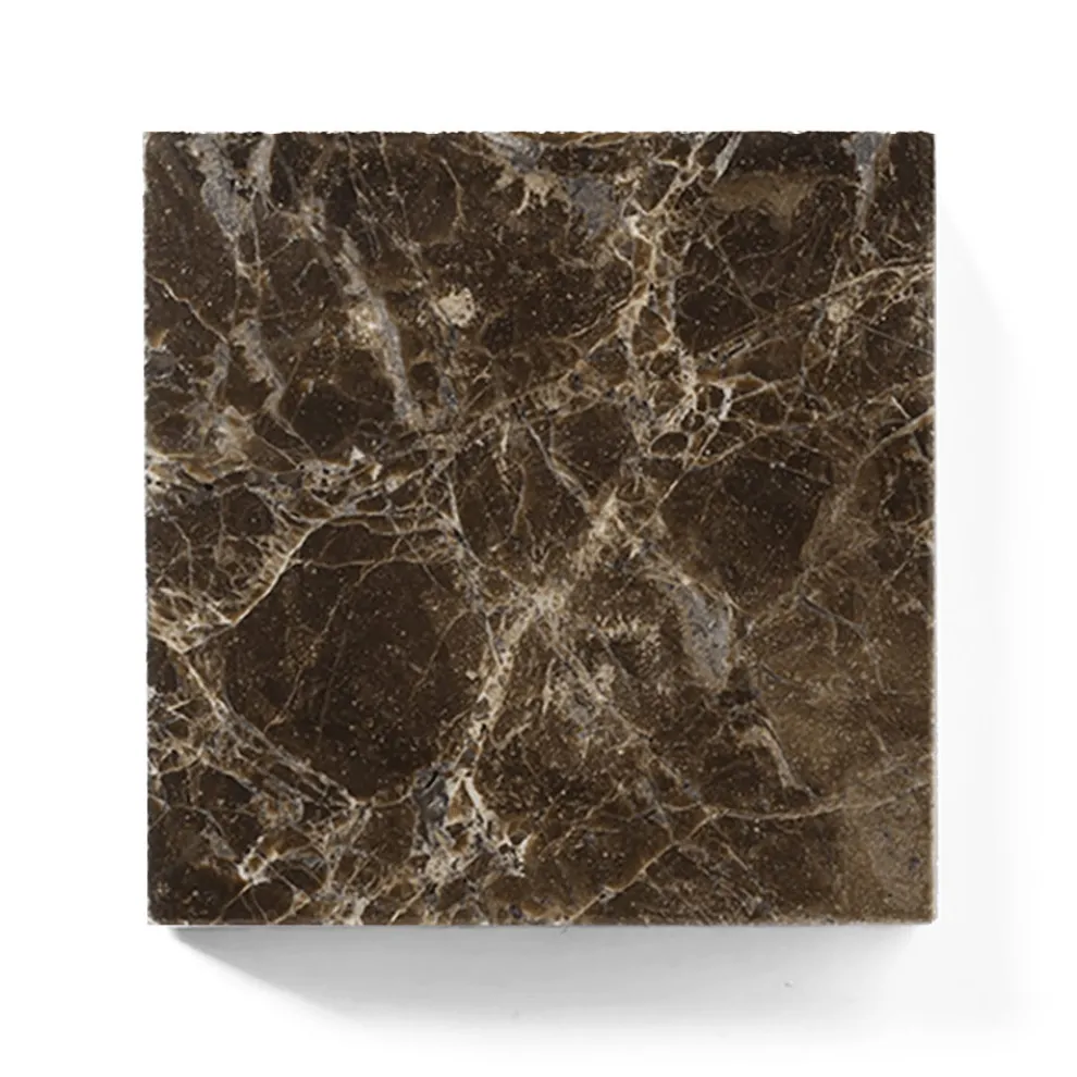 Rechteckiger Couchtisch mit Marmorplatte Made in Italy - Makino