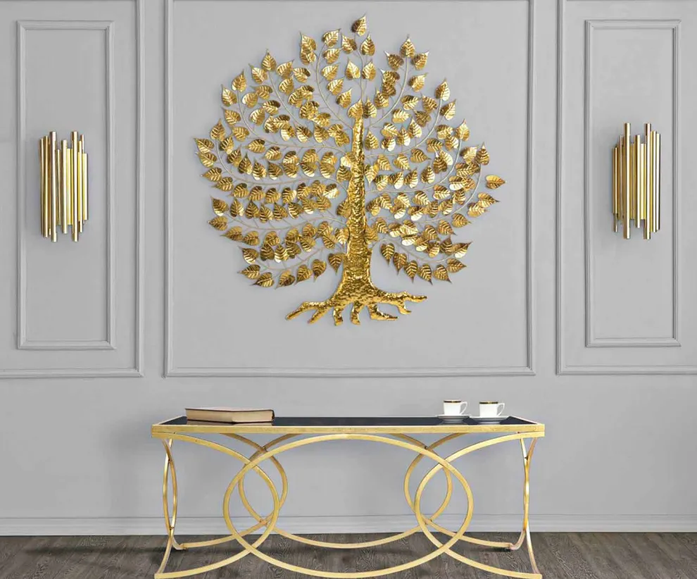 Rechteckiger Couchtisch aus Eisen und schwarzem Designglas - Allegria