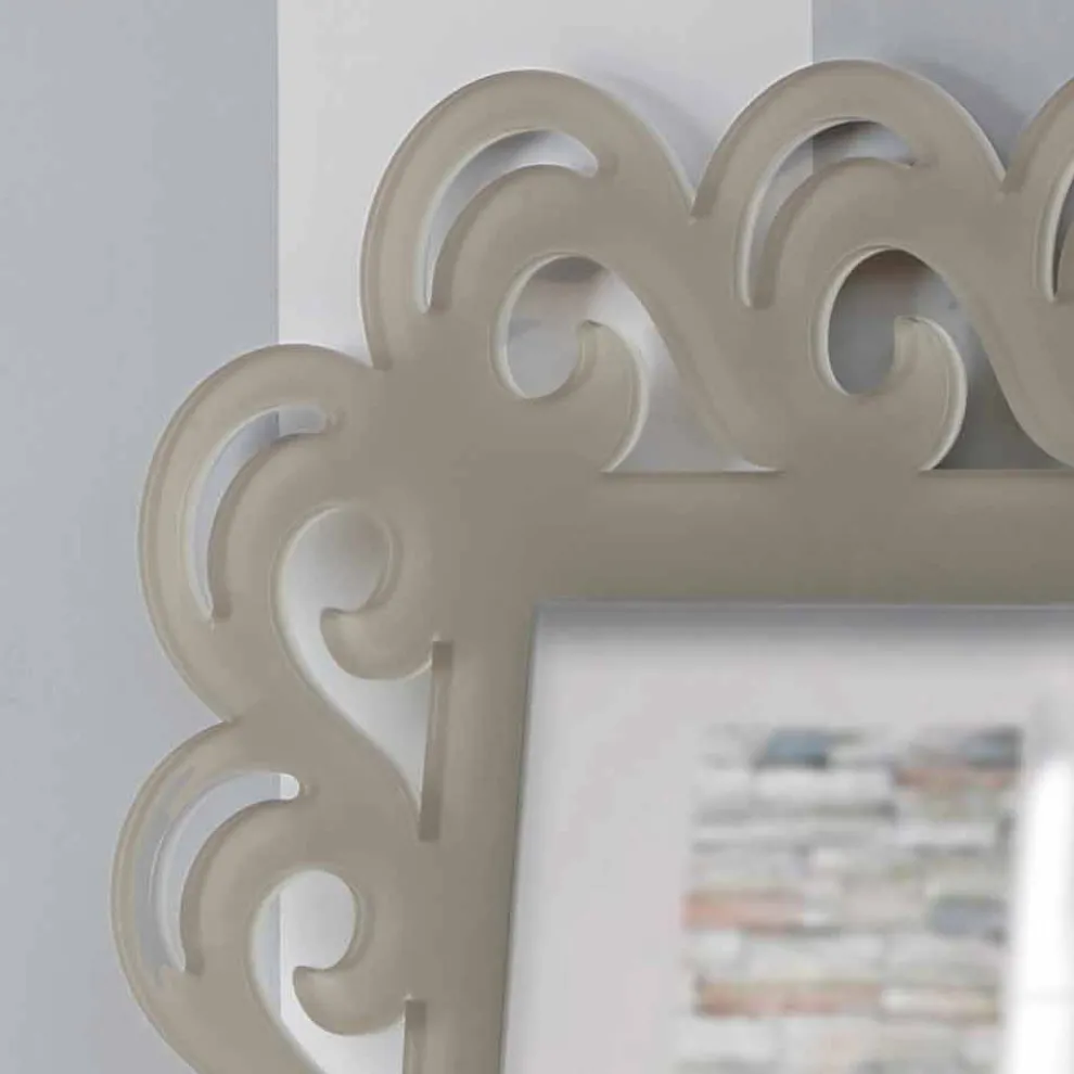 Rechteckiger rechteckiger Wandspiegel aus modernem Plexiglas Tortora - Selly