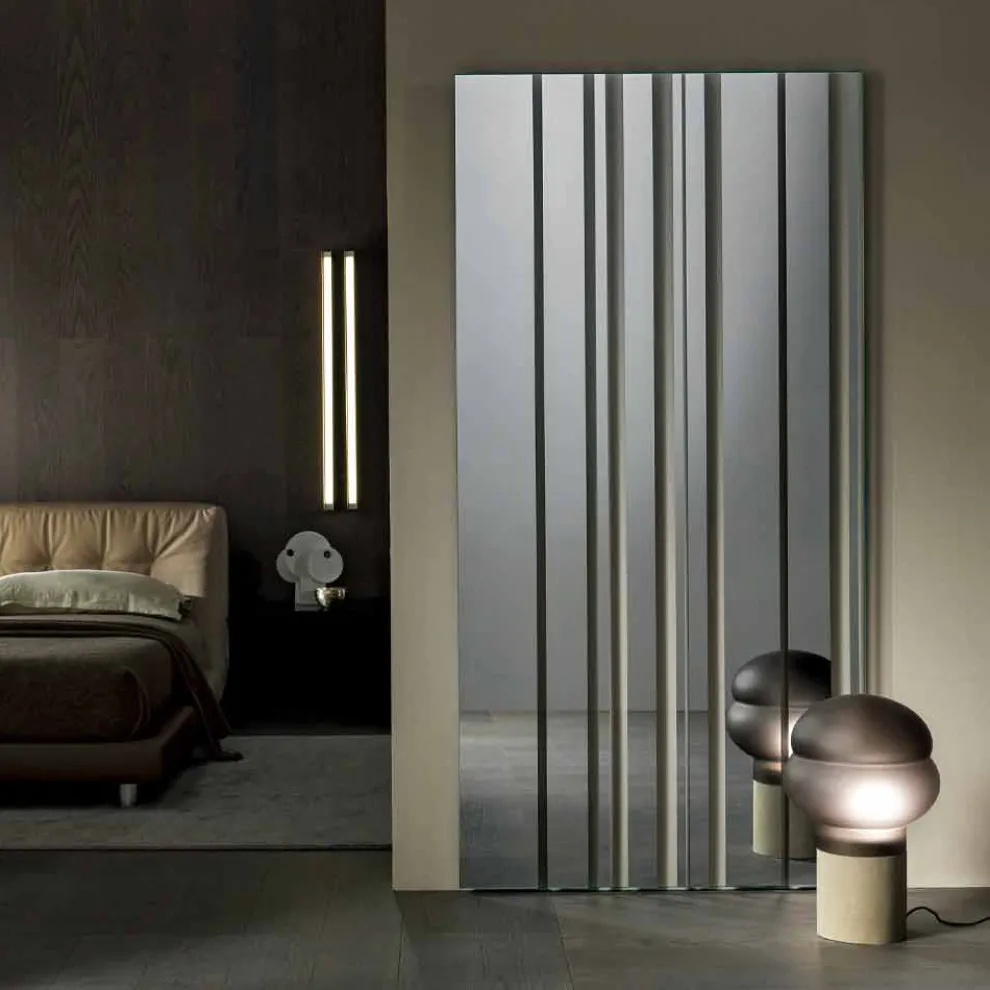 Rechteckiger rechteckiger Wandspiegel aus modernem Design Made in Italy - Coriandolo