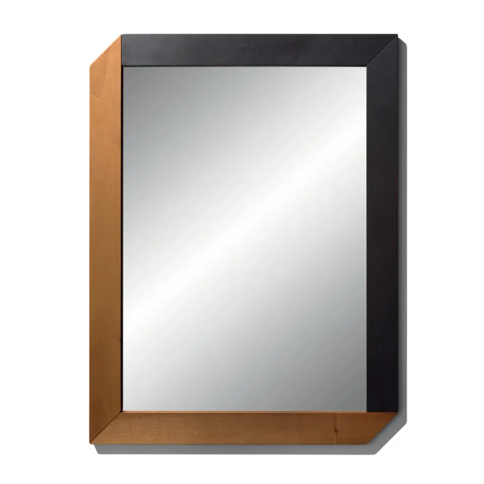 Rechteckiger Spiegel mit Holzrahmen von Made in Italy Design - Cira