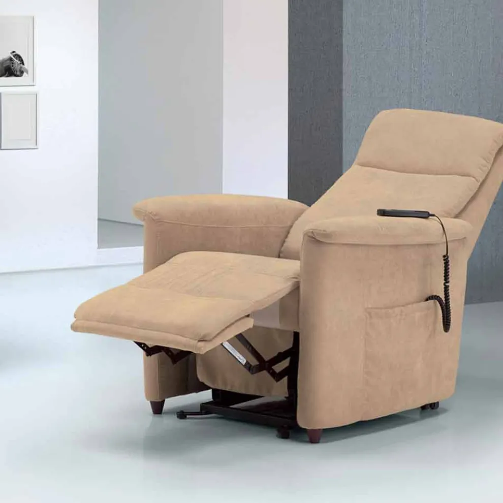 Relaxsessel mit 2 Motoren mit Aufstehhilfe Via Firenze