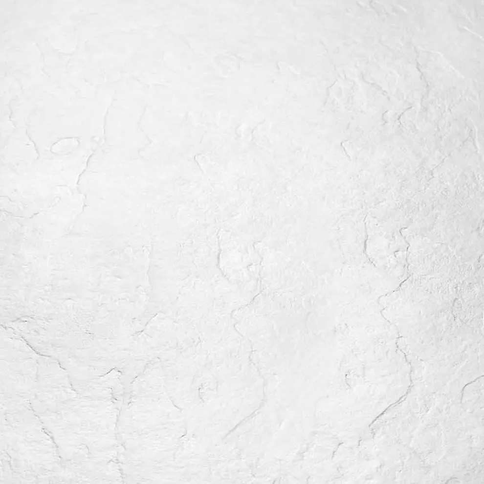 Resin Duschwanne 140x80 in modernem White Slate Effect Finish - Sommo