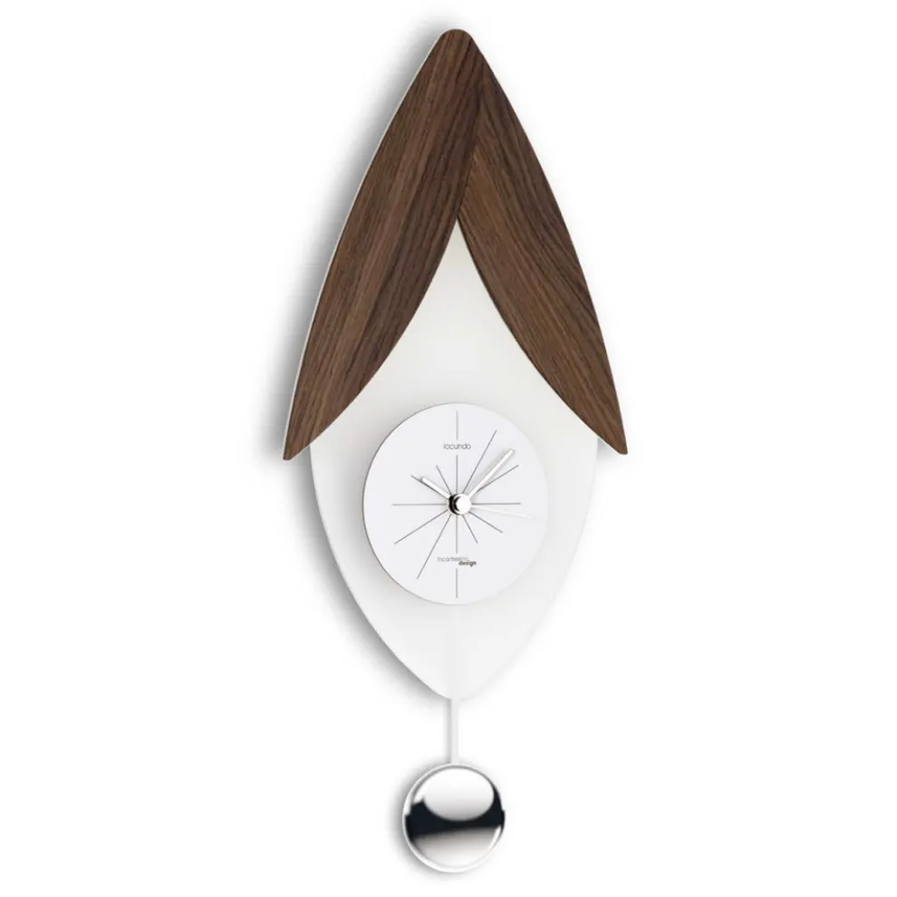 Pendeluhr aus Bisatin-Methacrylat, hergestellt in Italien – großartig