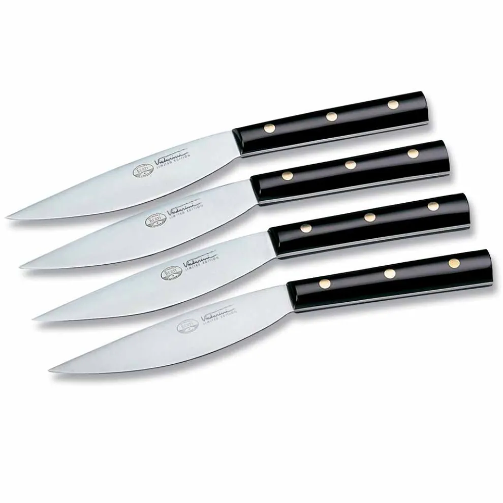 4 feine Tischmesser, Berti exklusiv für Viadurini - Aldino