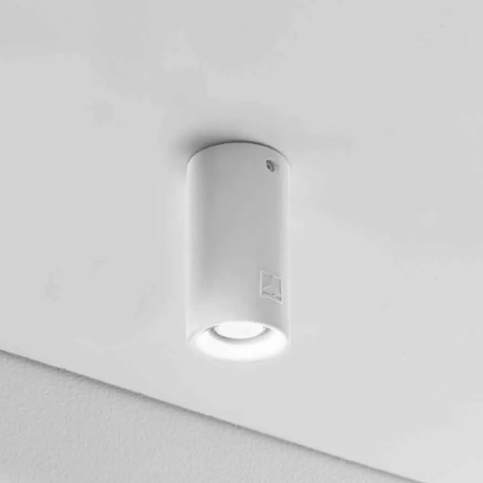 Runde Deckenlampe aus Beton oder Gips Nadir 12 Aldo Bernardi