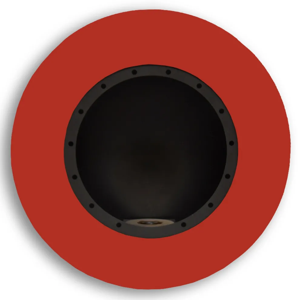 Runde Designwand Bioethanol Kamin aus lackiertem Stahl - Trenton