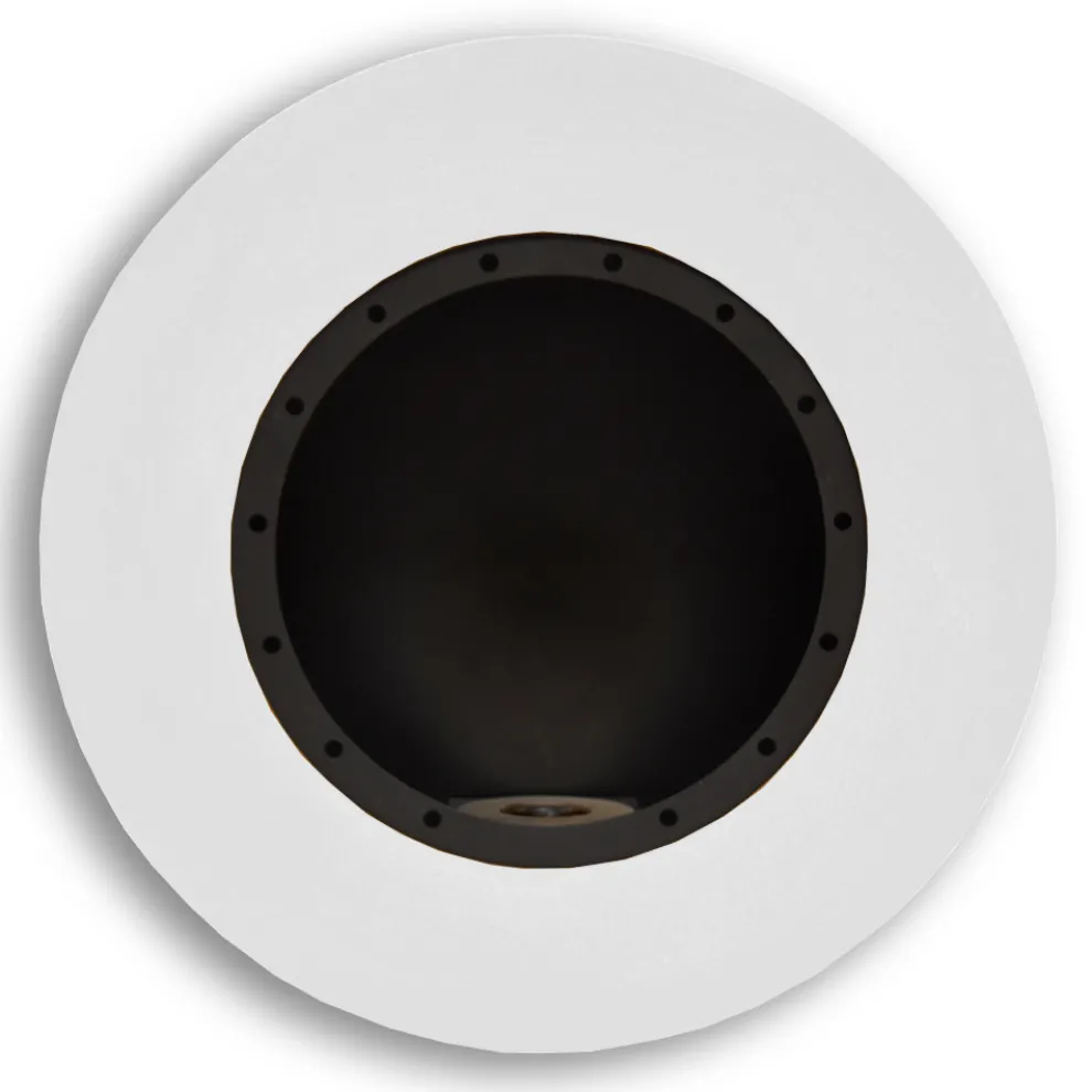 Runde Designwand Bioethanol Kamin aus lackiertem Stahl - Trenton