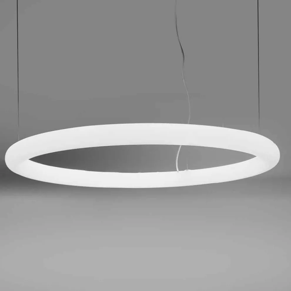 Runde LED-Hängelampe aus Polyethylen Made in Italy - Slide Giotto