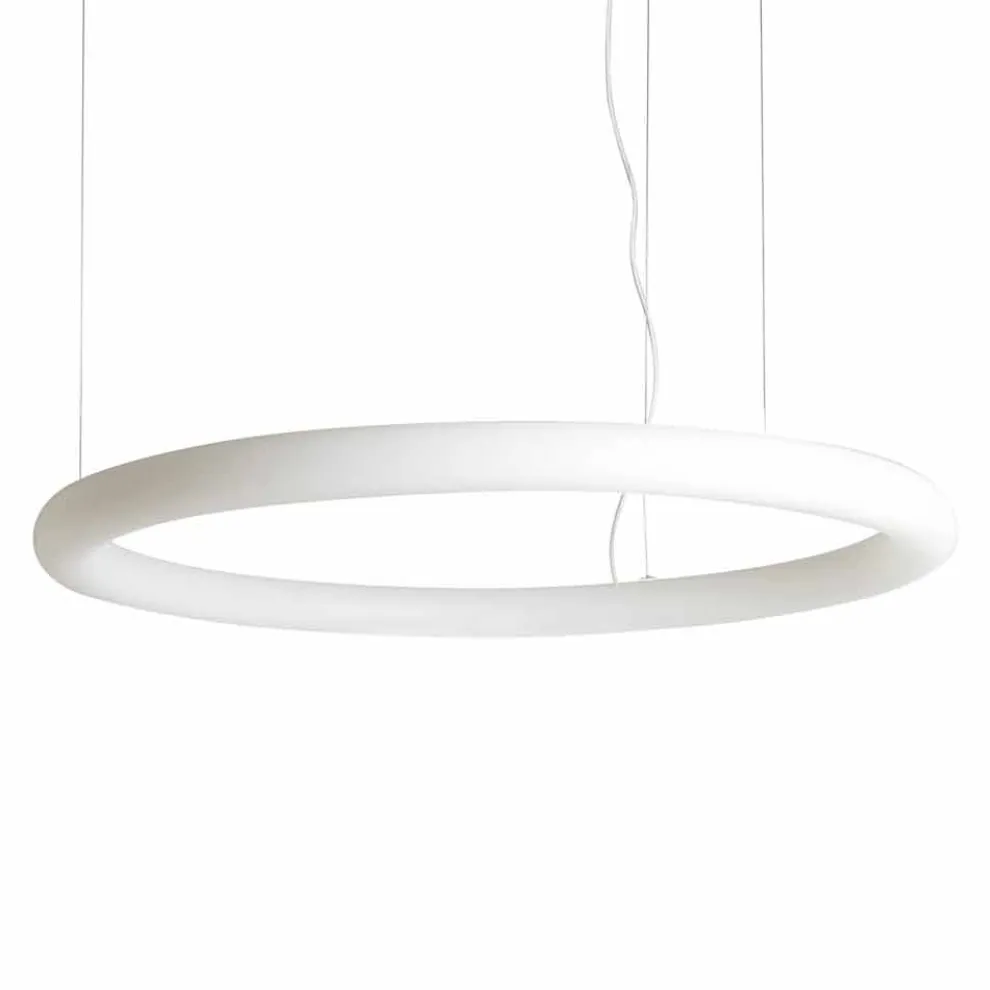 Runde LED-Hängelampe aus Polyethylen Made in Italy - Slide Giotto