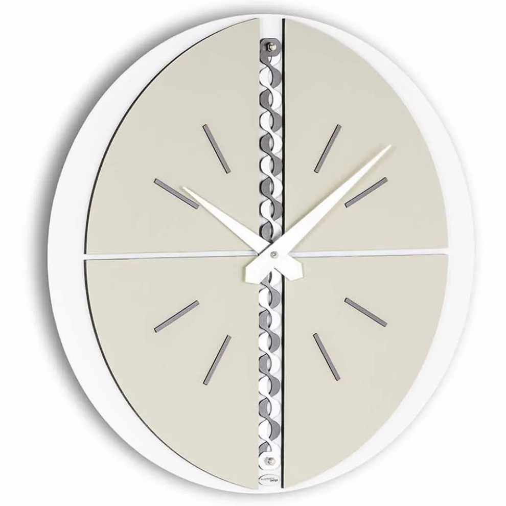 Runde Wanduhr Made in Italy Modernes Design - Elisio