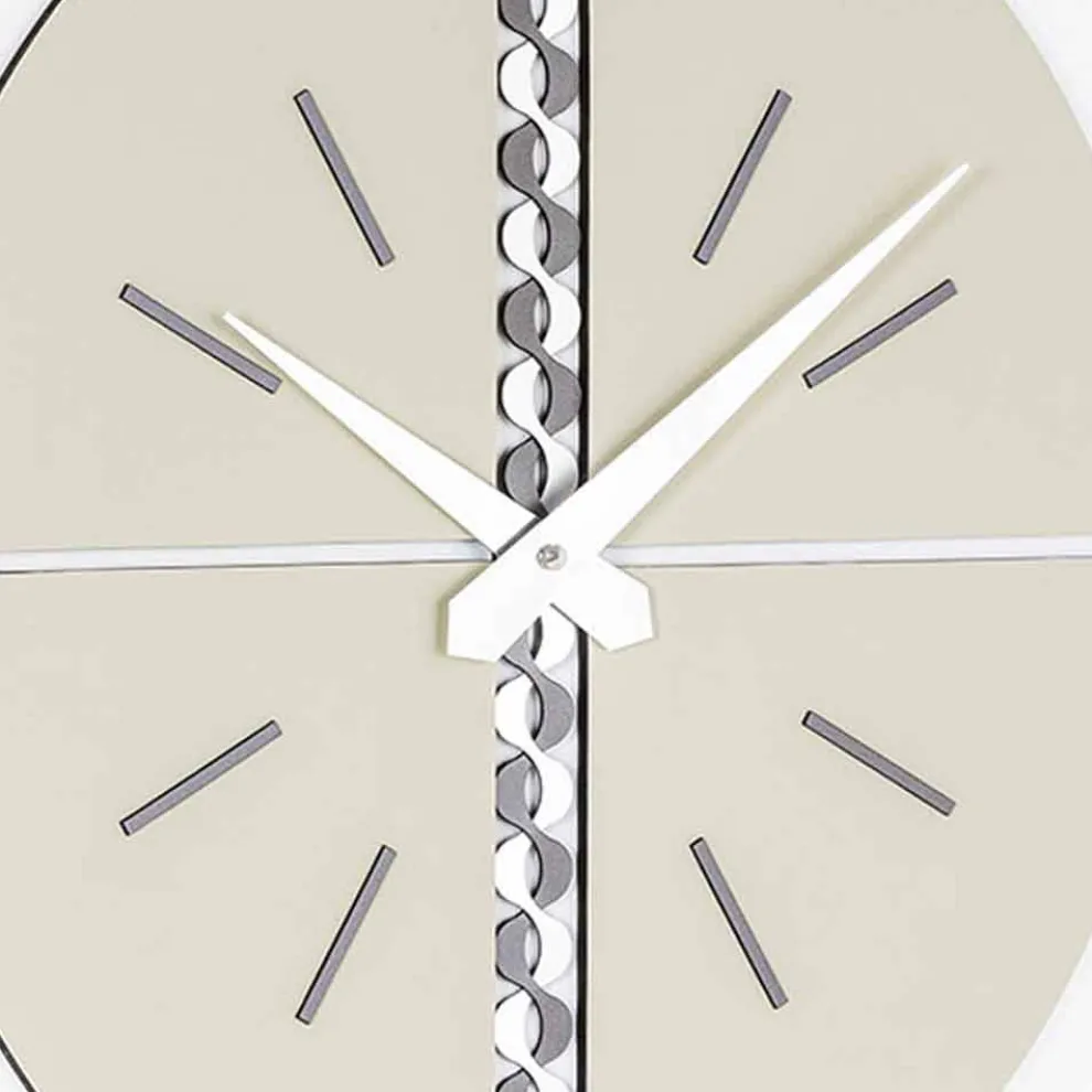 Runde Wanduhr Made in Italy Modernes Design - Elisio