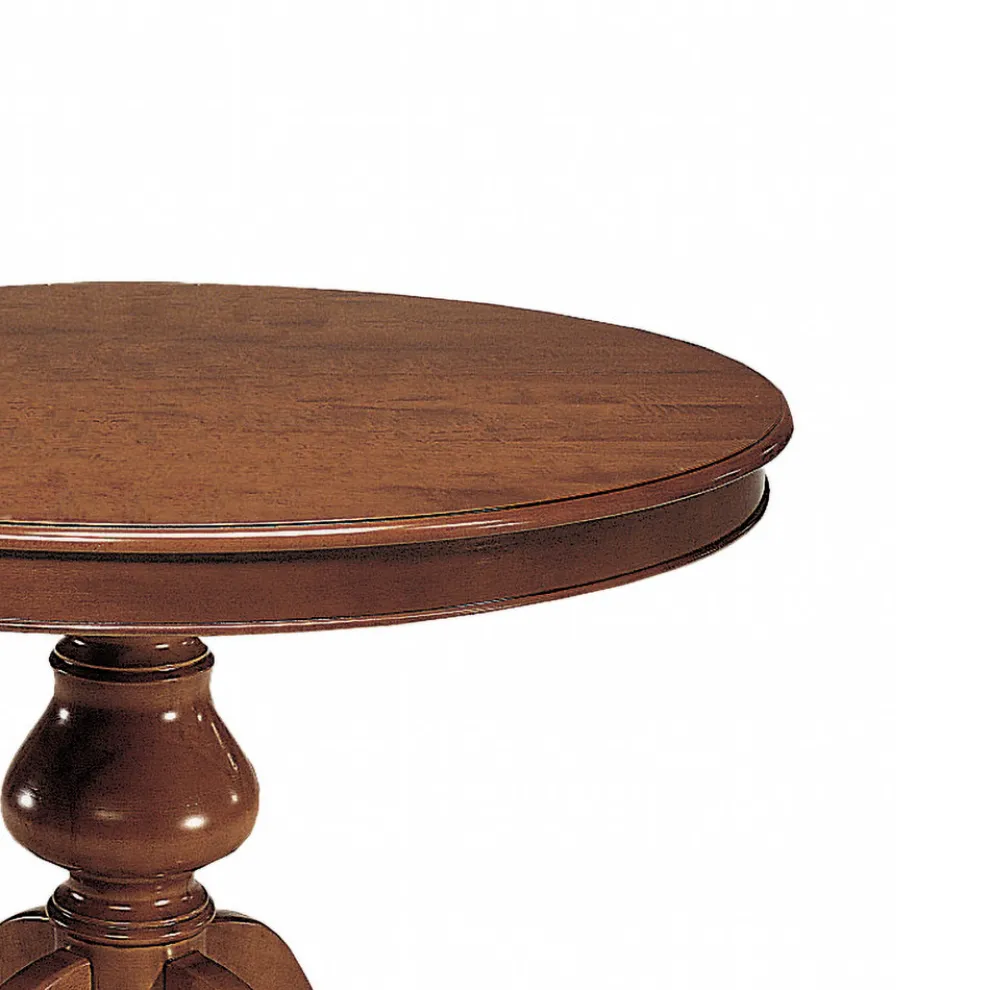 Runder Tisch mit 34 cm Verlängerung, hergestellt in Italien – Tellus