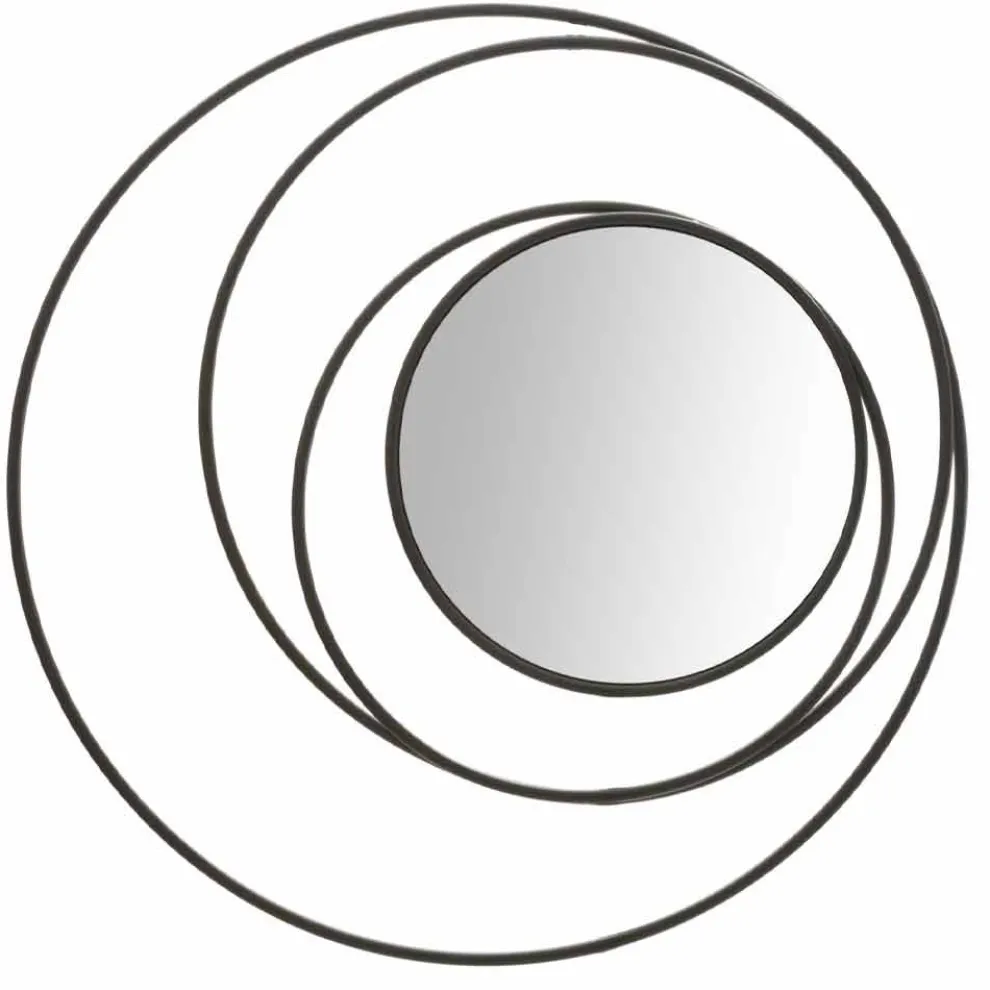 Runder Wandspiegel im modernen Design aus Eisen - Selda