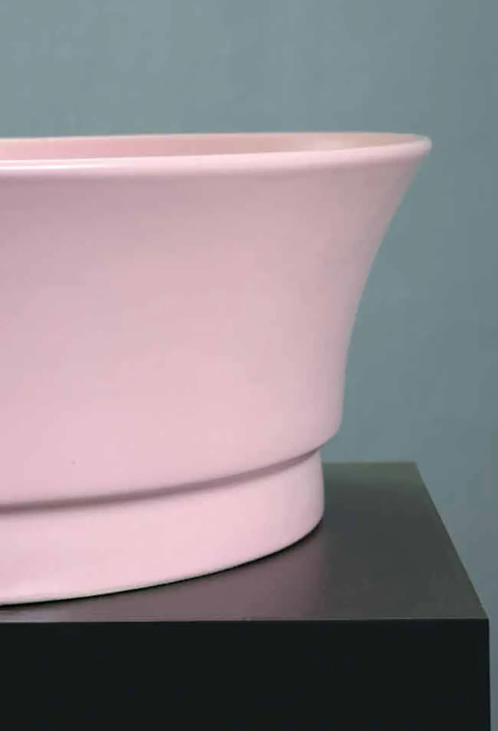 Rundes Arbeitsplatten-Design-Waschbecken aus Keramik Made in Italy - Zarro