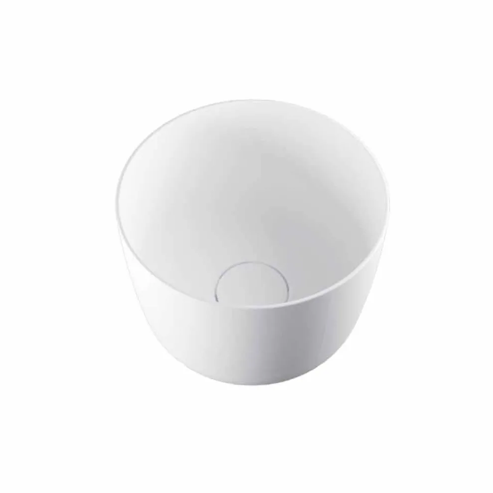 Rundes Aufsatzwaschbecken in Italien hergestellt, Lallio