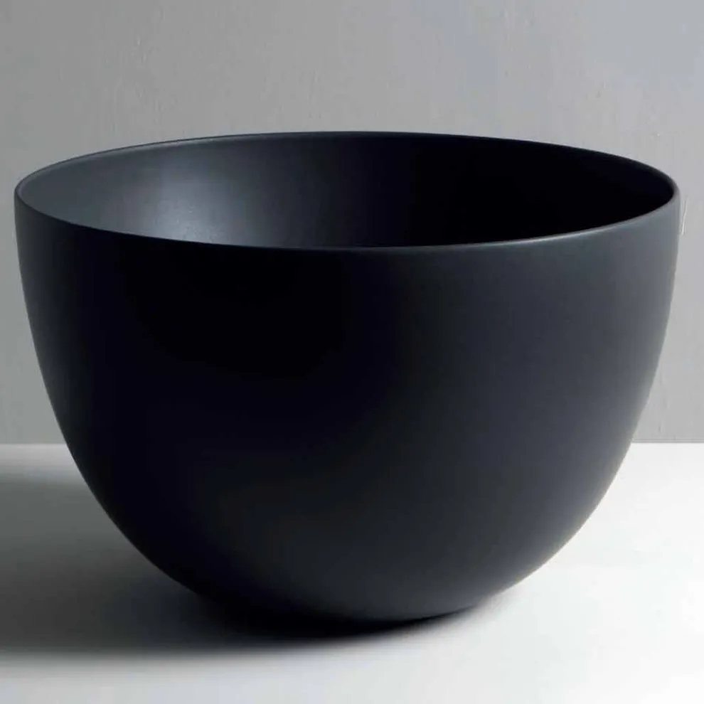 Rundes Aufsatzwaschbecken aus weißer oder farbiger Keramik Star Round50