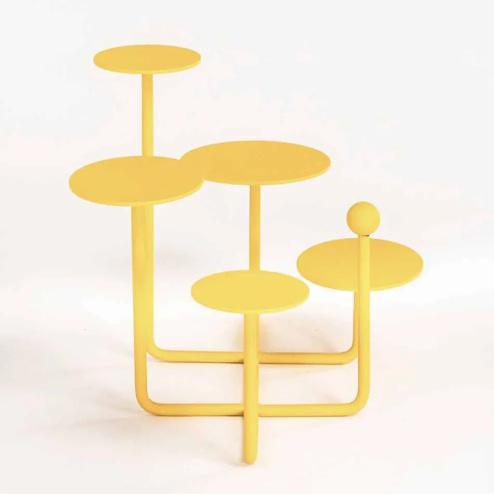 Design Süßigkeiten stehen aus lackiertem Stahl Made in Italy - Pennellope