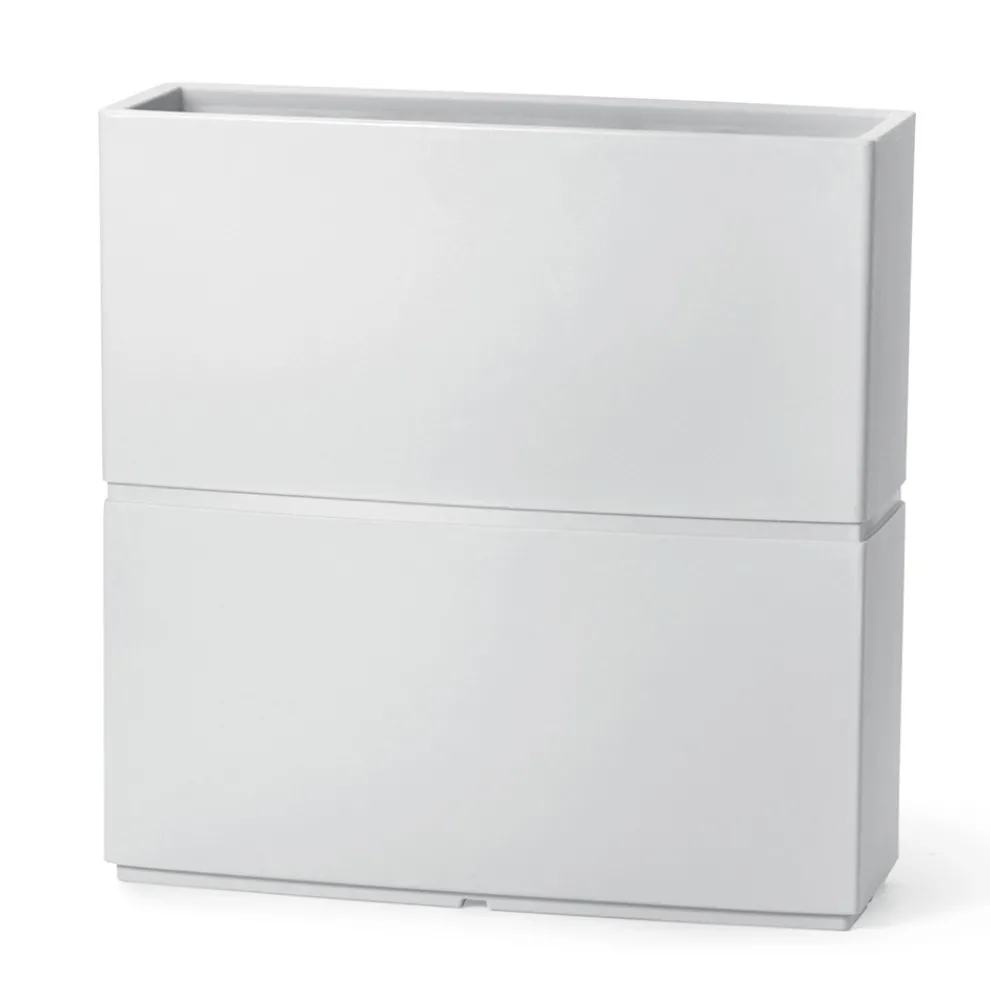 Dekorative Vase für den Innenbereich aus Polyethylen 2 Größen Made in Italy - Lambo