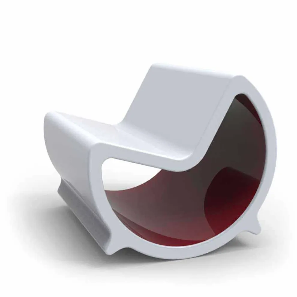 Schaukelsofa 2 Sitzer in modernem Design Moon Made in Italy