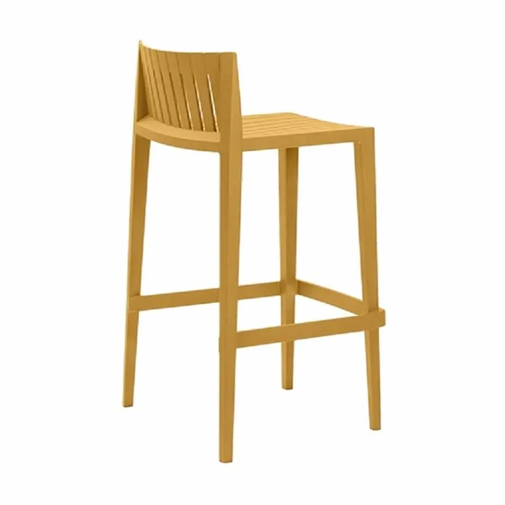 Außenhocker Spritz von Vondom aus Polypropylen mit Glasfaser, 4 Stück