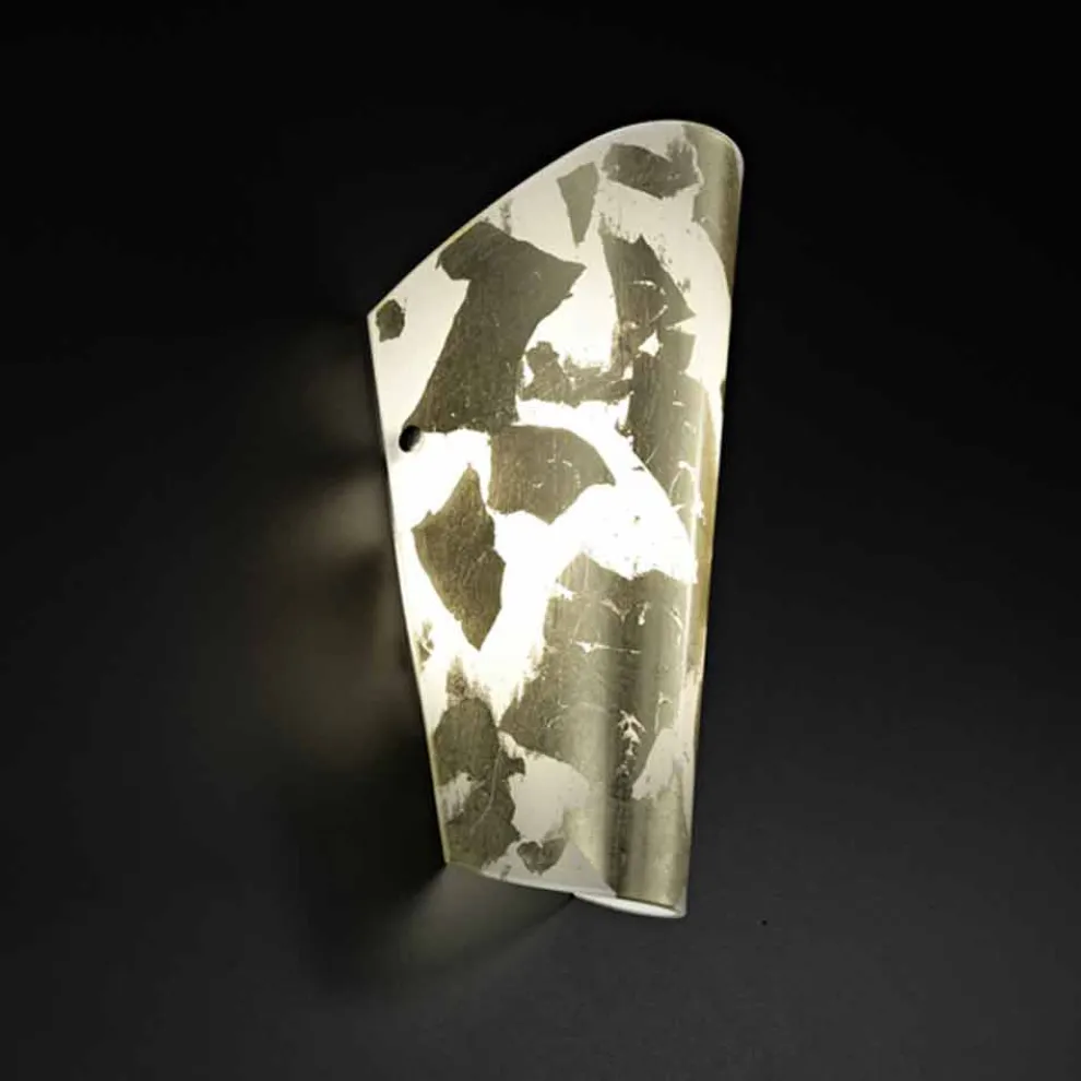 Selene Bloom handgemachter Wandleuchter aus Glas, 12x11H28cm, Italy