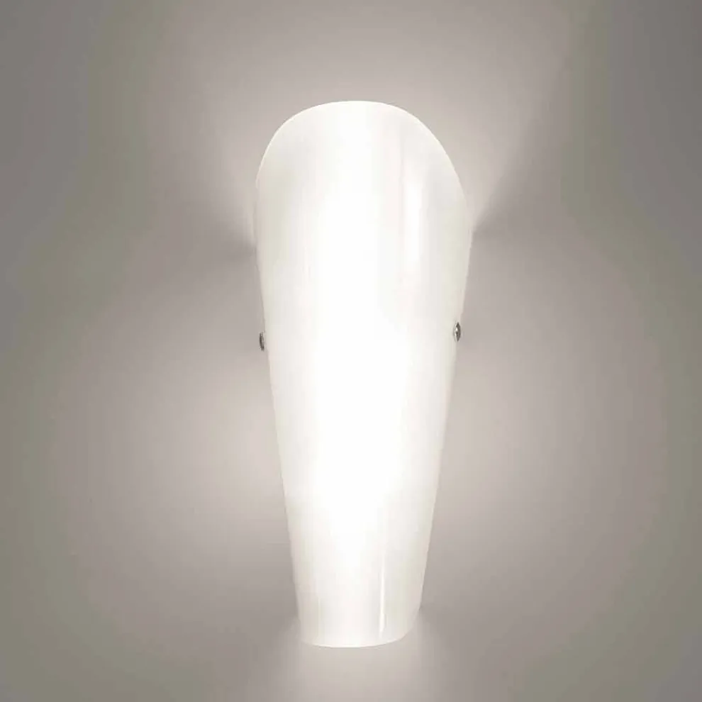 Selene Bloom handgemachter Wandleuchter aus Glas, 12x11 H 28 cm, Italy