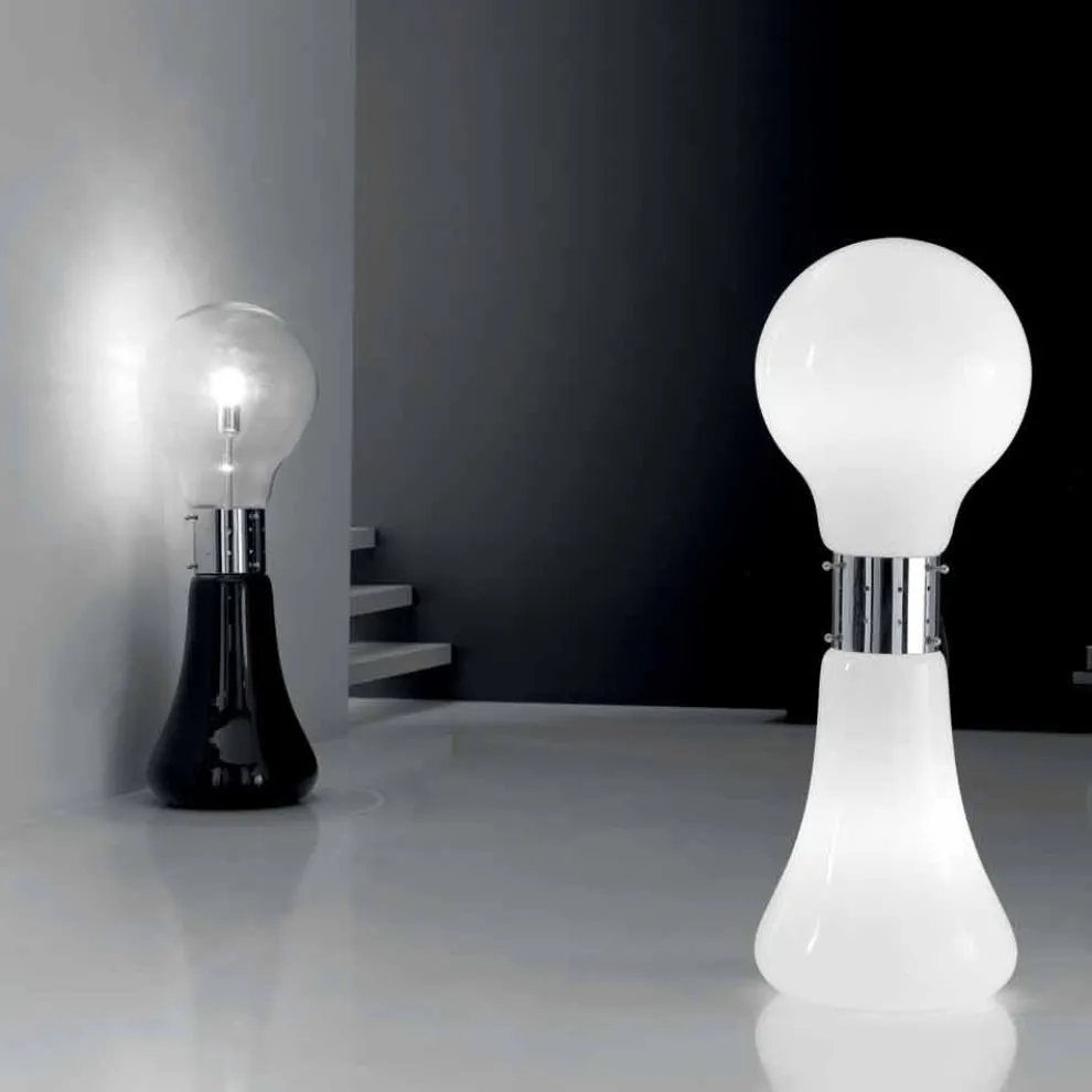 Selene Dina Tischlampe mit geblasenem originalem Murano-Glas