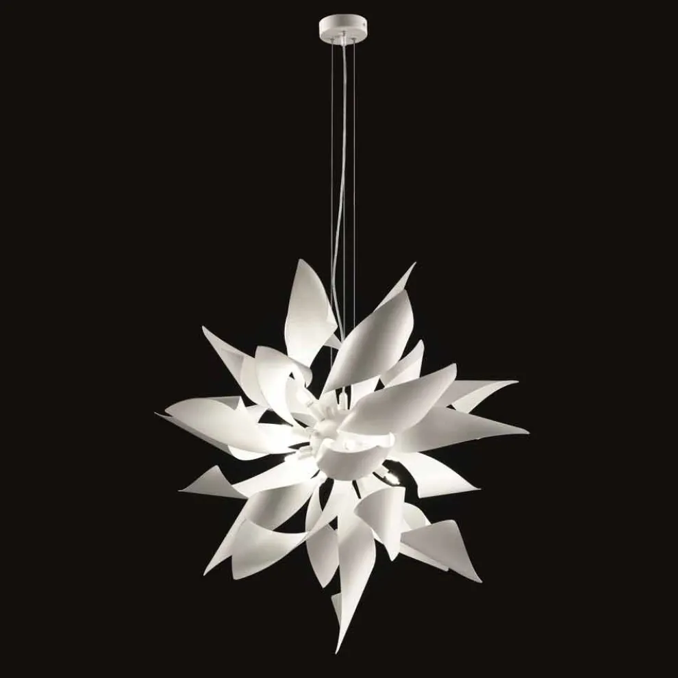 Selene Ginger Hängelampe aus Metall made in Italy Ø80 H200cm