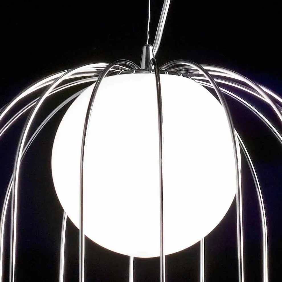 Selene Kluvì Hängelampe aus geblasenem Glas Ø33 H 41/150 cm