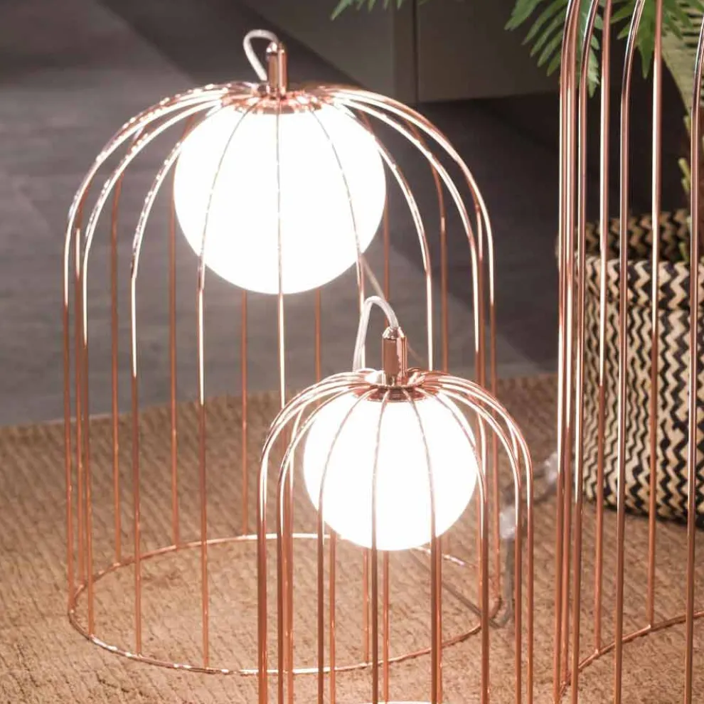 Selene Kluvì moderne Tischlampe aus geblasenem Glas Ø33 H41cm